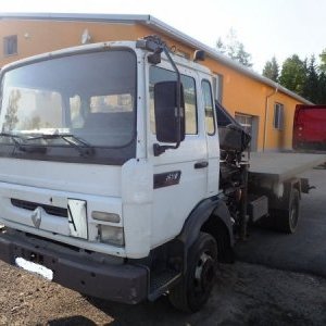 foto 10t Renault hák kontejner + HR Hiab