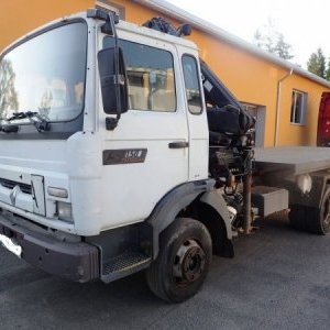 foto 10t Renault hák kontejner + HR Hiab