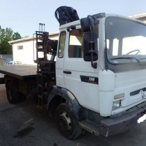 foto 10t Renault hák kontejner + HR Hiab