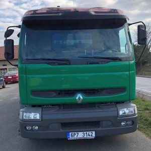 foto Renault kontejner hák nosič Palfinger dobré pneu