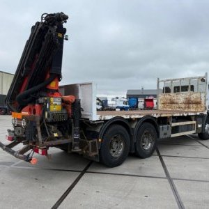 foto EUR5 Renault 6x4 valník + Palfinger 22tm / 15m