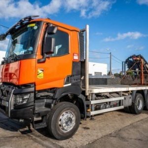 foto 6x4 Eur6 Renault 6.5m valník + HIAB 16tm