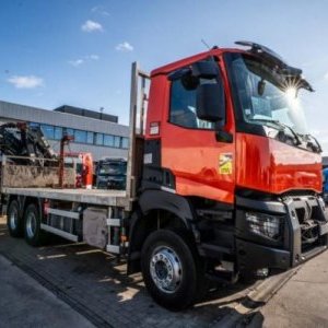 foto 6x4 Eur6 Renault 6.5m valník + HIAB 16tm