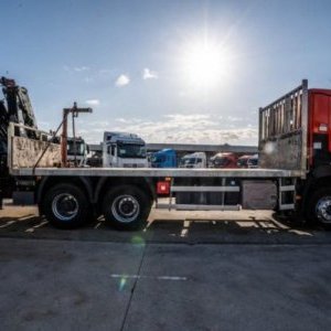 foto 6x4 Eur6 Renault 6.5m valník + HIAB 16tm
