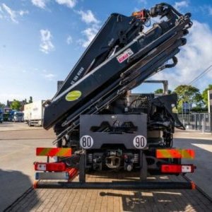 foto 6x4 Eur6 Renault 6.5m valník + HIAB 16tm