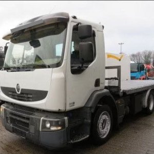 foto odtah 6x2 plato 6.6m+BDF Renault 26t, naviják